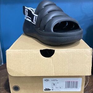 UGG Kids Black Sport Sandals